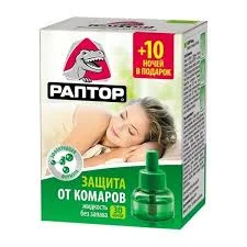 РАПТОР ЖИДКОСТЬ ЗАЩИТА ОТ КОМАРОВ 30 НОЧЕЙ