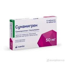 СУМАМИГРЕН ТАБ. П.О 50МГ №6