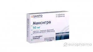 МАКСИГРА ТАБ. П.П.О. 50МГ №4