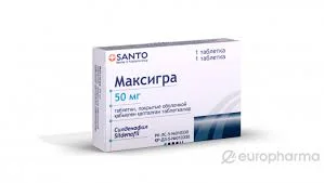 МАКСИГРА ТАБ. П.П.О. 50МГ №1