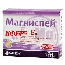 МАГНИСПЕЙ ВИТ.В6+МАГНИЙ №30 КАПС.