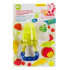 ПОМА СМЕННЫЕ СИЛИКОНОВЫЕ НАСАДКИ К ИЗДЕЛИЮ Д/ПРИКОМА ДЕТ "ЖЕВАЛКА ДЕТ. ВКУСНЯШКА" №2 СИЛИКОН 4+