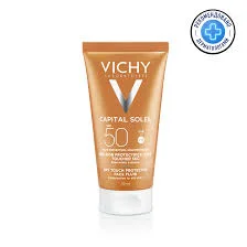 VICHY CAPITAL SOLEIL ЭМУЛЬСИЯ СОЛНЦЕЗАЩИТНАЯ ДЛЯ НОРМАЛЬНОЙ, КОМБИНИРОВАННОЙ И ЖИРНОЙ КОЖИ ЛИЦА 50МЛ