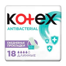 ПРОКЛАДКИ ЕЖЕДНЕВНЫЕ КОТЕКС ANTIBACTERIAL 18*12
