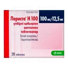 ЛОРИСТА Н 100 ТАБ. П.П.О. 100МГ+12,5МГ №28