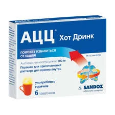 АЦЦ ХОТ ДРИНК 600МГ №6