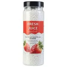 FRESH JUICE СРЕДСТВО Д/ВАННЫ SUPERFOOD STRAWBERRY&CHIA 450Г