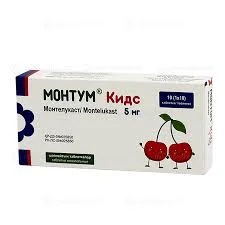 МОНТУМ КИДС ЖЕВ. ТАБ 5МГ №10