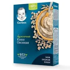 ДП ГЕРБЕР КАША БЕЗ/МОЛ ОВСЯНАЯ 180Г