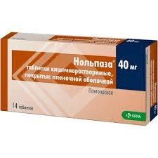 НОЛЬПАЗА ТАБ. П.О КШ/РАСТВ 40МГ №14