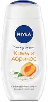 НИВЕА ГЕЛЬ-УХОД Д/ДУША "КРЕМ И АБРИКОС" 250МЛ