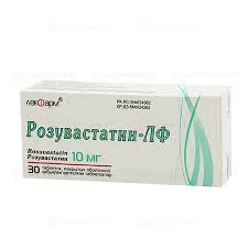 РОЗУВАСТАТИН ЛФ ТАБ 10МГ №30