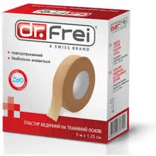 ПЛАСТЫРЬ НЕТКАННЫЙ ТМ DR FREI 5*1,25