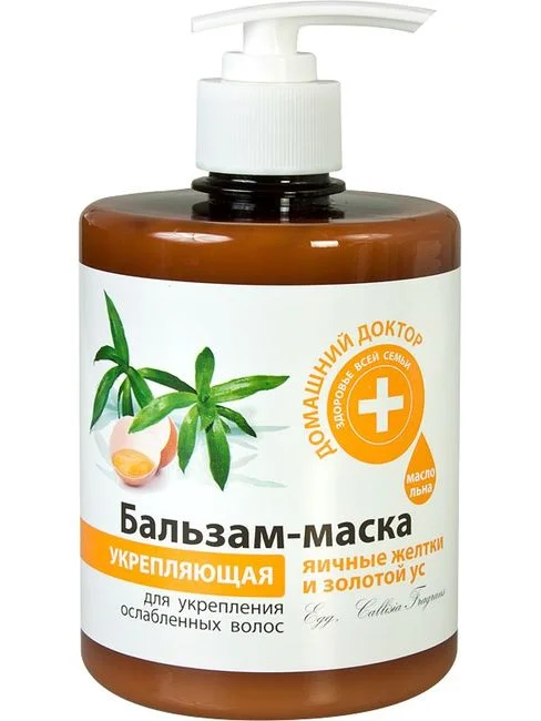 ДД БАЛЬЗАМ МАСКА УКРЕПЛЯЮЩАЯ ЯИЧНЫЕ ЖЕЛТКИ ЗОЛОТОЙ УС 500МЛ