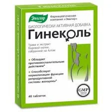 ГИНЕКОЛЬ ТАБ. П.О 240МГ №40 БАД_ЭВР