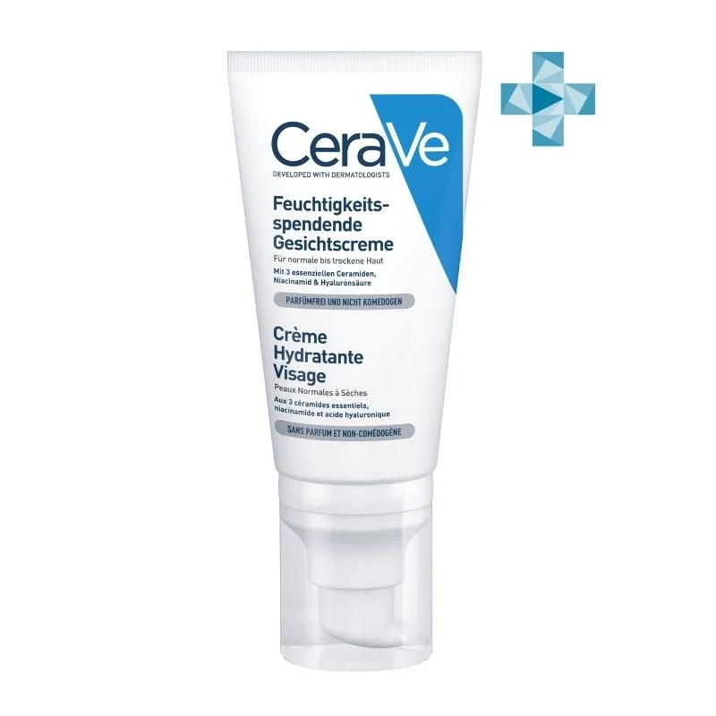 CERAVE УВЛАЖНЯЮЩИЙ ЛОСЬОН Д/ЛИЦА Д/НОРМ КОЖИ 52МЛ 597449