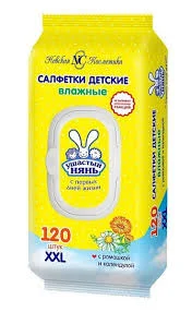 УШАСТЫЙ НЯНЬ САЛФЕТКИ ВЛАЖНЫЕ ОЧИЩАЮЩИЕ №120