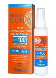 Ф-285 СОЛНЦЕЗАЩИТНЫЙ КРЕМ "ПОЛНЫЙ БЛОК" SPF100 "BEAUTY SUN" 75МЛ