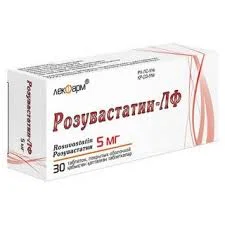 РОЗУВАСТАТИН ЛФ ТАБ 5МГ №30