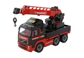 ПОЛЕСЬЕ ИГРУШКА АВТОМОБИЛЬ-КРАН С ПОВОТОТНОЙ ПЛАТФОРМОЙ "MAMMOET-VOLVO" 203-01 56979