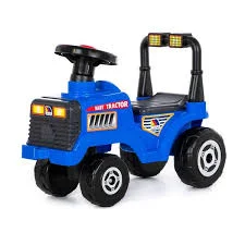 ИГРУШКА КАТАЛКА ТРАКТОР МИТЯ №3 СИНЯЯ ПОЛЕСЬЕ 85412