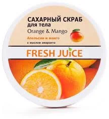 САХАРНЫЙ СКРАБ Д/ТЕЛА "FRESH JUICE" ORANGE & MANGO 225 МЛ