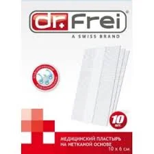 ПЛАСТЫРЬ НА НЕТКАН ОСНОВЕ ТМ DR FREI 10*6