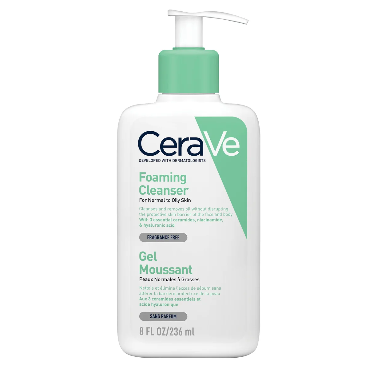 CERAVE ОЧИЩАЮЩИЙ ГЕЛЬ Д/НОРМ И ЖИРН. КОЖИ 236МЛ 597197