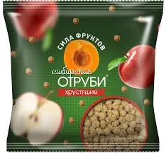 ОТРУБИ СИБИРСКИЕ ХРУСТЯЩИЕ "СИЛА ФРУКТОВ" 100Г