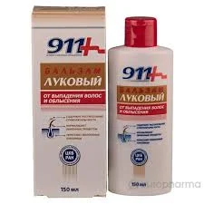 911 БАЛЬЗАМ ЛУКОВЫЙ ОТ ВЫПАДЕНИЯ ВОЛОС И ОБЛЫСЕНИЯ 150МЛ_ТНТ