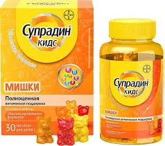 СУПРАДИН КИДС МИШКИ ПАСТ. ЖЕВ. №30