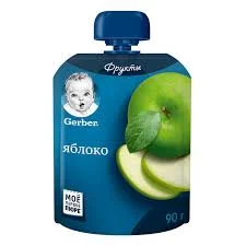 ДП ГЕРБЕР ПЮРЕ ЯБЛОКО 90Г