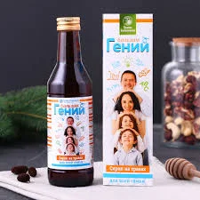 СИРОП НА РАСТИТЕЛЬНОМ СЫРЬЕ "БАЛЬЗАМ ГЕНИЙ" 240 МЛ