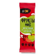 BE OK ФРУКТОВЫЙ БАТОНЧИК ФРУКТЫ МИКС 30 ГР