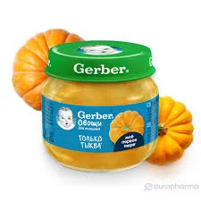 ДП ГЕРБЕР ПЮРЕ ТЫКВА 80Г 5+МЕС