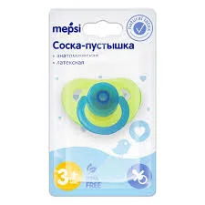 MEPSI 0302 СОСКА-ПУСТЫШКА ЛАТЕКСНАЯ АНАТОМИЧЕСКАЯ 3+