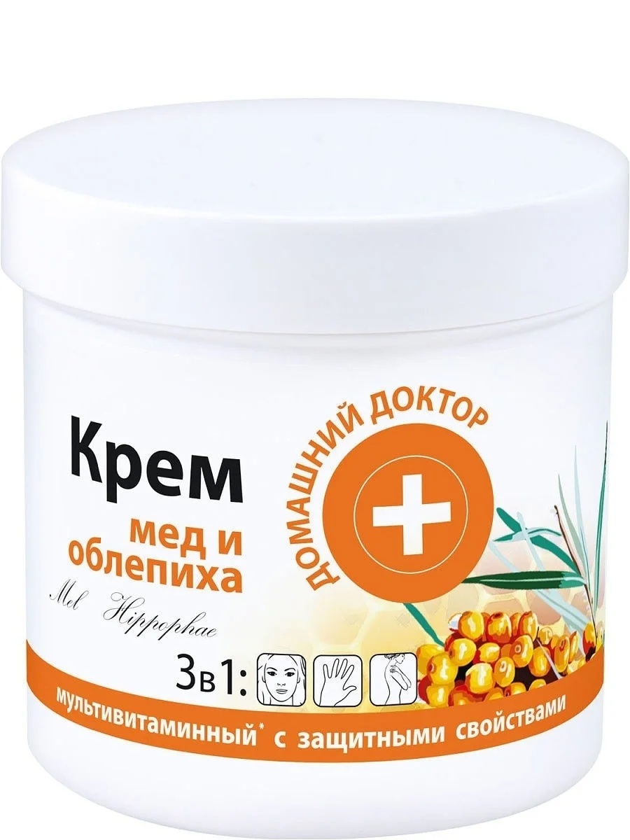 ДОМАШНИЙ ДОКТОР КРЕМ МЕД И ОБЛЕПИХА 250МЛ