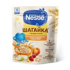 ДП НЕСТЛЕ ШАГАЙКА КАША МОЛОЧНАЯ МУЛЬТИЗЛАКОВАЯ ЯБЛОКО,ЗЕМЛЯНИКА,ПЕРСИК 190Г