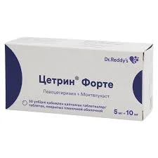 ЦЕТРИН ФОРТЕ ТАБ. П.П.О. 5МГ+10МГ №30