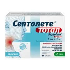 СЕПТОЛЕТЕ ТОТАЛ ТАБ. Д/РАССАС ЭВКАЛИПТ №16