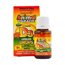 ANIMAL PARADE ВИТАМИН Д3 В КАПЛЯХ Д/ДЕТЕЙ С АПЕЛЬСИНОВЫМ ВКУСОМ 10МЛ