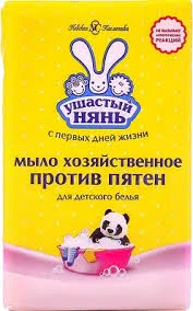 УШАСТЫЙ НЯНЬ МЫЛО ХОЗ Д/ВЫВЕДЕНИЯ ПЯТЕН 180Г