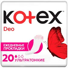 ПРОКЛАДКИ ЕЖЕДНЕВНЫЕ КОТЕКС DEO SUPER SLIM LINERS 20*16