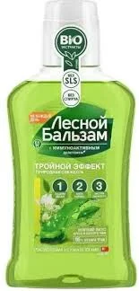 ОПОЛАСКИВАТЕЛЬ Д/ПОЛОСТИ РТА ЛЕСНОЙ БАЛЬЗАМ ПРИРОДНАЯ СВЕЖЕСТЬ 250МЛ