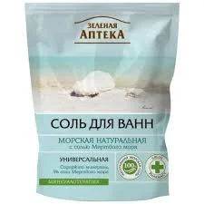 СОЛЬ Д/ВАННЫ ЗЕЛ.АПТЕКА МОРСКАЯ НАТУРАЛЬНАЯ 500Г