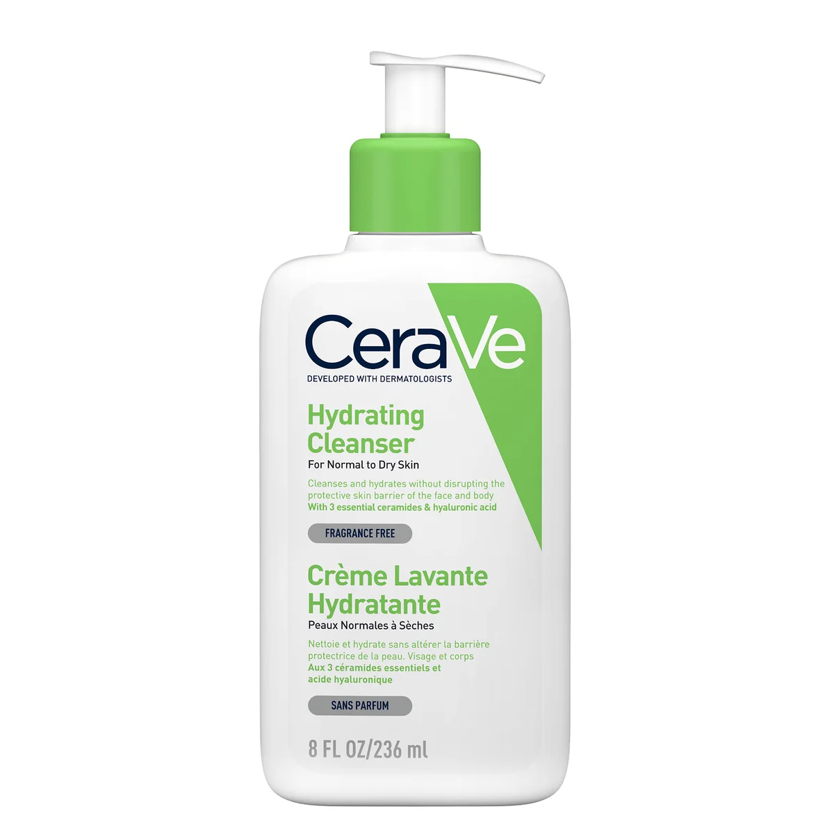 CERAVE УВЛАЖНЯЮЩИЙ ОЧИЩАЮЩИЙ КРЕМ-ГЕЛЬ Д/НОРМ И СУХОЙ КОЖИ 236МЛ 597180
