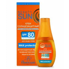 Ф-284 СОЛНЦЕЗАЩИТНЫЙ КРЕМ "МАКСИМАЛЬНАЯ ЗАЩИТА" SPF80 "BEAUTY SUN" 75МЛ