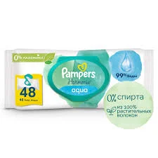 ПАМПЕРС САЛФЕТКИ ВЛАЖНЫЕ ДЕТС. ГАРМОНИЯ АКВА №48