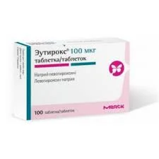ЭУТИРОКС ТАБ. 100МКГ №100