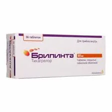 БРИЛИНТА ТАБ. 90МГ №56